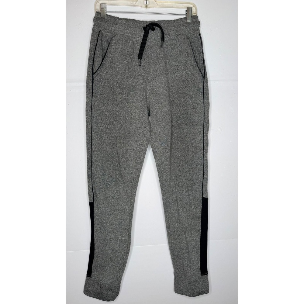 Men Track Joggers Pants M Pockets Sweatpants Side Striped Activeware Sporty Gym